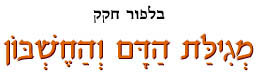 מגילת הדם והחשבון