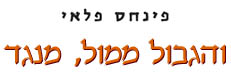 והגבול ממול, מנגד / פינחס פלאי